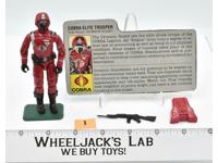 Crimson Guard #1 100% Complete V1 GI Joe ARAH Vintage Hasbro 1985 Action Figure