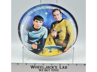 Captain Kirk &amp; Mr. Spock The Original Series Plate Star Trek 41/100 CBS