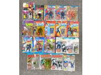 Lot of 19 Marvel Comics Action Figures 1990's Toy Biz New on Card