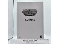 Ram Man SUPER 7 MOSC w/ Mailer He-Man Masters of the Universe MOTUC 2009 Mattel