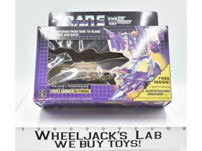 Blitzwing MIB Poster Box Complete 1985 Vintage Hasbro G1 Transformers