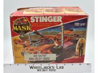 Stinger W/Bruno Sheppard 100% Complete W/Box 1986 MASK M.A.S.K. Kenner Figure