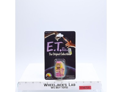 E.T. The Extra Terrestrial Original Collectibles LJN 1982 PINK DRESS MOSC Figure