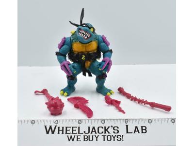 Slash 100% Complete Teenage Mutant Ninja Turtle TMNT 1990 Playmates Figure