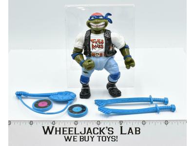 Classic Rocker Leo 100% Complete Teenage Mutant Ninja Turtle 1991 Playmates