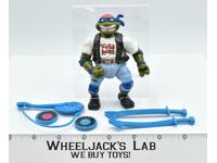 Classic Rocker Leo 100% Complete Teenage Mutant Ninja Turtle 1991 Playmates