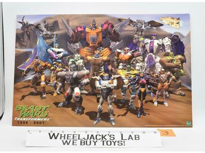 Botcon 3H 2001 #3 Promo Beast Wars Prints Poster Maximals