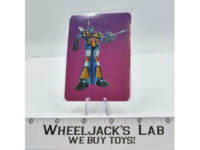 Frenzy Card 109 Variant Color 1985 G1 Transformers Action Trading Cards