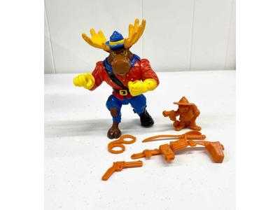 Monty Moose 100% Complete Teenage Mutant Ninja Turtle TMNT 1992 Playmates Figure