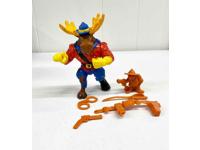 Monty Moose 100% Complete Teenage Mutant Ninja Turtle TMNT 1992 Playmates Figure