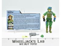 Blaster #2 V1 100% Complete 1987 GI Joe ARAH Vintage Hasbro Action Figure