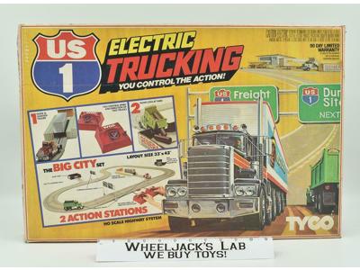 Electric Trucking US-1 Scale HO Slot Car THE BIG CITY SET 100% Complete W/Box
