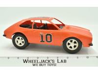 Orange Plastic Toy Car Similar to Duke's of Hazzard General Lee Race Car 12" Car