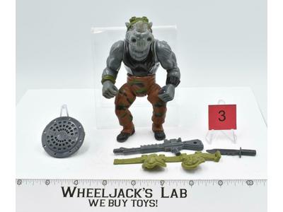 Rocksteady #3 100% Complete Teenage Mutant Ninja Turtles TMNT 1988 Playmates