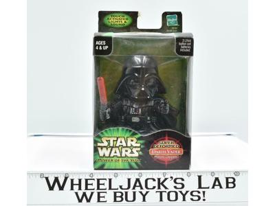 Darth Vader Super Deformed Star Wars POTJ 2001 NEW MISB Hasbro Action Figure