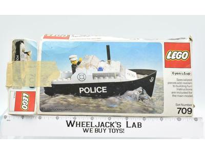 Lego Town 709 Police Boat Legoland 1977 LEGO Set Vintage