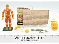 Blowtorch V1 100% Complete 1984 GI Joe Hasbro Vintage Action Figure