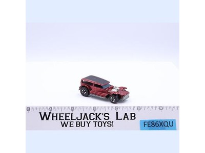 The Demon Red Hot Wheels 1970 Mattel Vintage Black Roof Redline RL