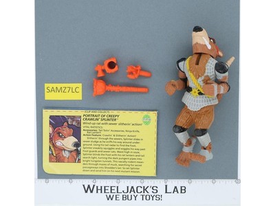 Creepy Crawlin' Splinter Incomplete TMNT 1990 Playmates Vintage Action Figure