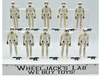 Lot of 10 Imperial Stormtroopers 100% Complete Star Wars 1977 Kenner NO REPRO