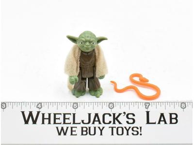 Yoda W/ Orange Snake Star Wars ESB 1980 Kenner Action Figure No Repro