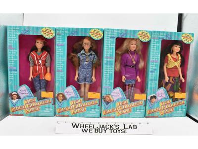 The Babysitters Club 4x 12" Stacey Claudia Kristy Mallory New Kenner Hasbro 1998