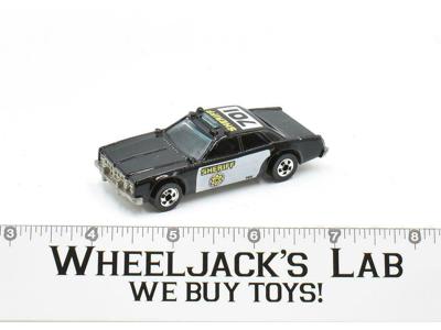 Sheriff #701 Black 1977 Hot Wheels Mattel Vintage Blackwall