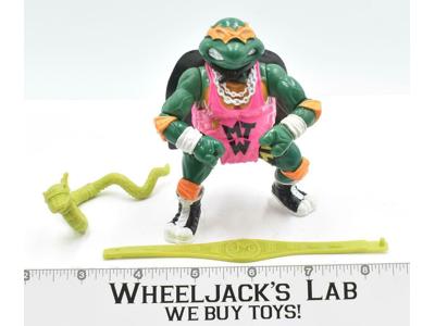 Shell Slammin' Mike Complete 1991 TMNT Teenage Mutant Ninja Turtle Playmates