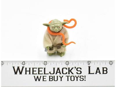 Yoda W/ Orange Snake Star Wars ESB 1980 Kenner Action Figure No Repro