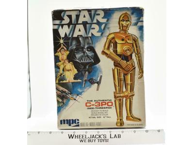 The Authentic C-3PO See-Threepio Star Wars MPC Model Kit MIB 10" 1977
