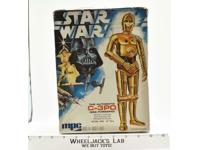 The Authentic C-3PO See-Threepio Star Wars MPC Model Kit MIB 10" 1977