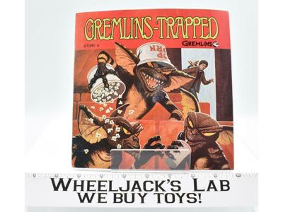 Gremlins-Trapped Record and Book Story 4 Vintage 1984