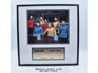 The Original Crew Star Trek Limited Edition AUTOGRAPHED Plaque #1457 of 2500