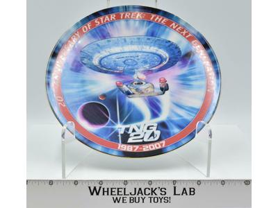 Craft The Next Generation 20th Anniversary Plate Star Trek 41/100 2007 CBS
