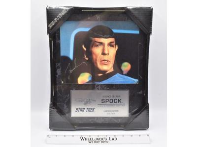 Science Officer Spock Star Trek Limited Edition AUTOGRAPHED Plaque #532 of 995