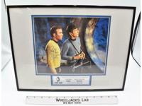 Captain Kirk &amp; Spock Star Trek AUTOGRAPHED Plaque #300 of 950