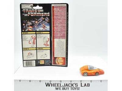 Wheelie W/CARDBACK COMPLETE Vintage Hasbro 1986 G1 Transformers Action Figure