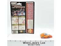 Wheelie W/CARDBACK COMPLETE Vintage Hasbro 1986 G1 Transformers Action Figure