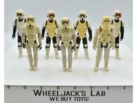 Lot of 7 Imperial Stormtroopers 100% Complete Star Wars 1977 Kenner NO REPRO