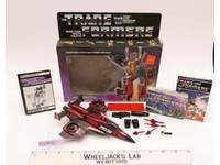 Thrust 100% Complete W/Box 1985 Vintage G1 Transformers Hasbro Action Figure