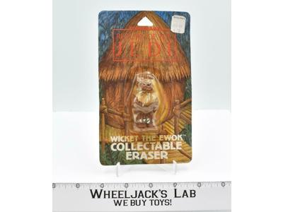 Wicket The Ewok Collectable Eraser Complete ROTJ Star Wars1983 Butterfly Ltd.