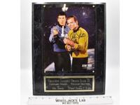 Captain Kirk &amp; Spock #2 Star Trek 2001 Limited Edition AUTOGRAPHED Plaque