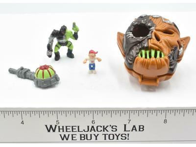 Horror Heads Skull Warrior 100% Complete 1992 Mighty Max Bluebird Toys Vintage