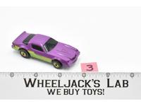 Purple Camaro Z-28 #3 Blackwall Hot Wheels Mattel 1982 Vintage
