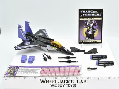 Skywarp 100% Complete Vintage 1984 G1 Transformers Hasbro Action Figure