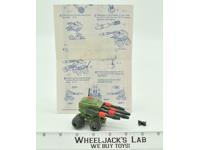 Pac/Rat Machine Gun 100% Complete 1983 GI Joe Hasbro Vintage ARAH Vehicle