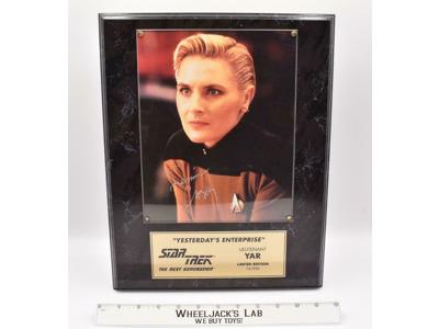 Lieutenant Yar Star Trek Next Gen Limited Edition AUTOGRAPHED Plaque #15 of 950