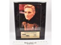 Lieutenant Yar Star Trek Next Gen Limited Edition AUTOGRAPHED Plaque #15 of 950