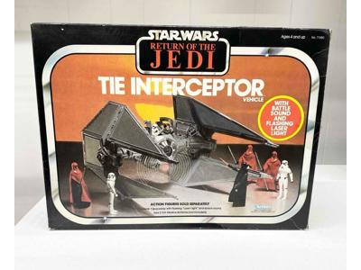 Imperial Tie Interceptor Star Wars ROTJ Vintage 1983 Kenner