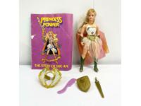 She-Ra Complete She-Ra Princess of Power MOTU Mattel 1984 Figure W/ Comic